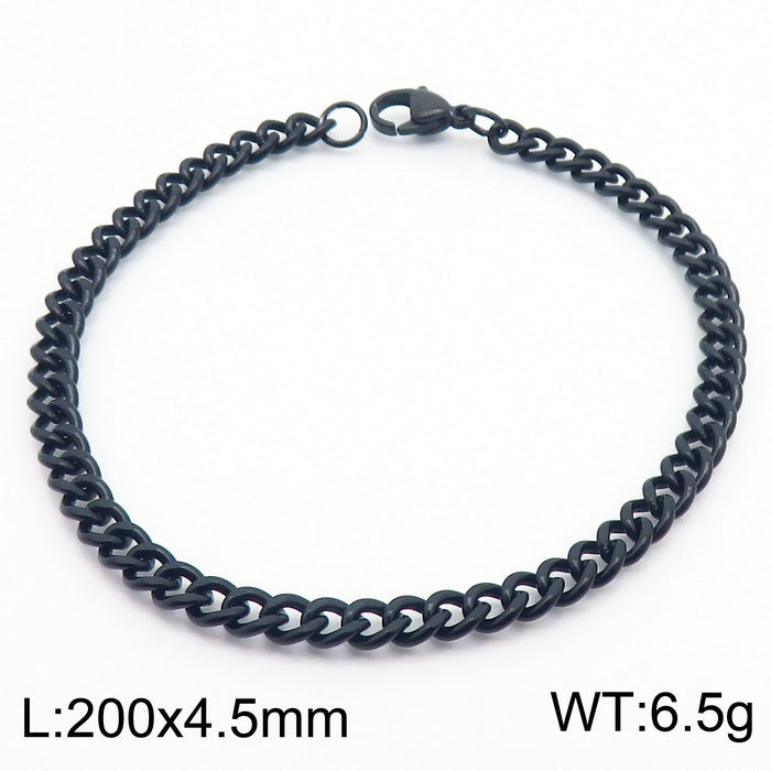 Cuban Chain Titanium Steel Bracelet