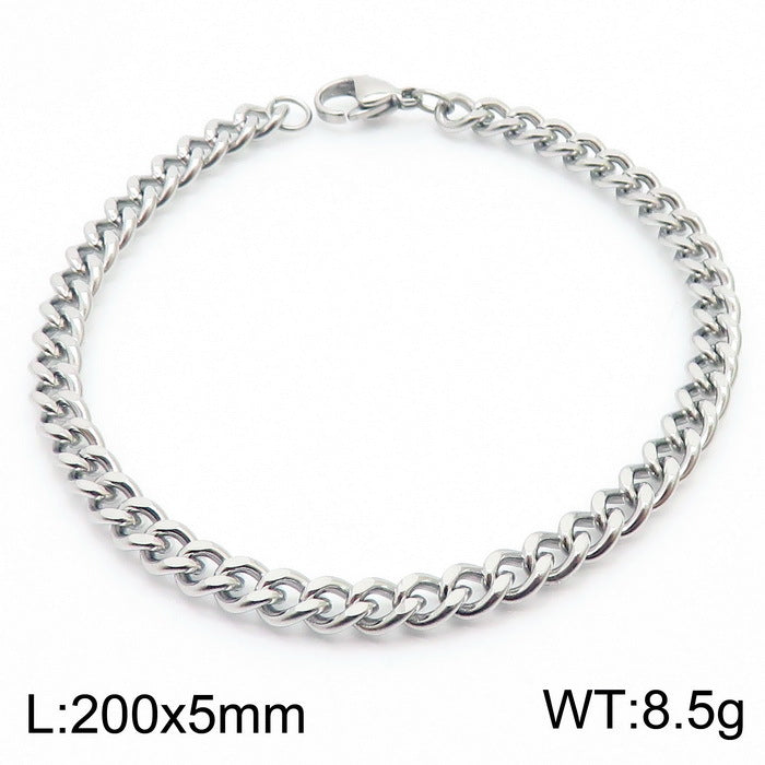 Cuban Chain Titanium Steel Bracelet