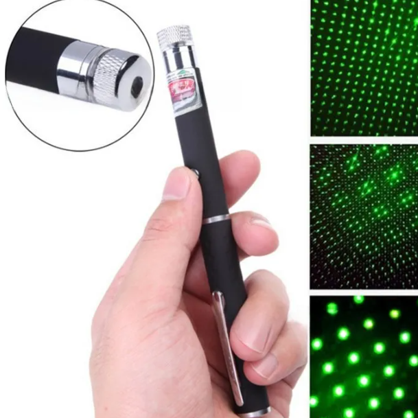 USB Rechargeable Laser Pointer Pen with Multiple Light Modes