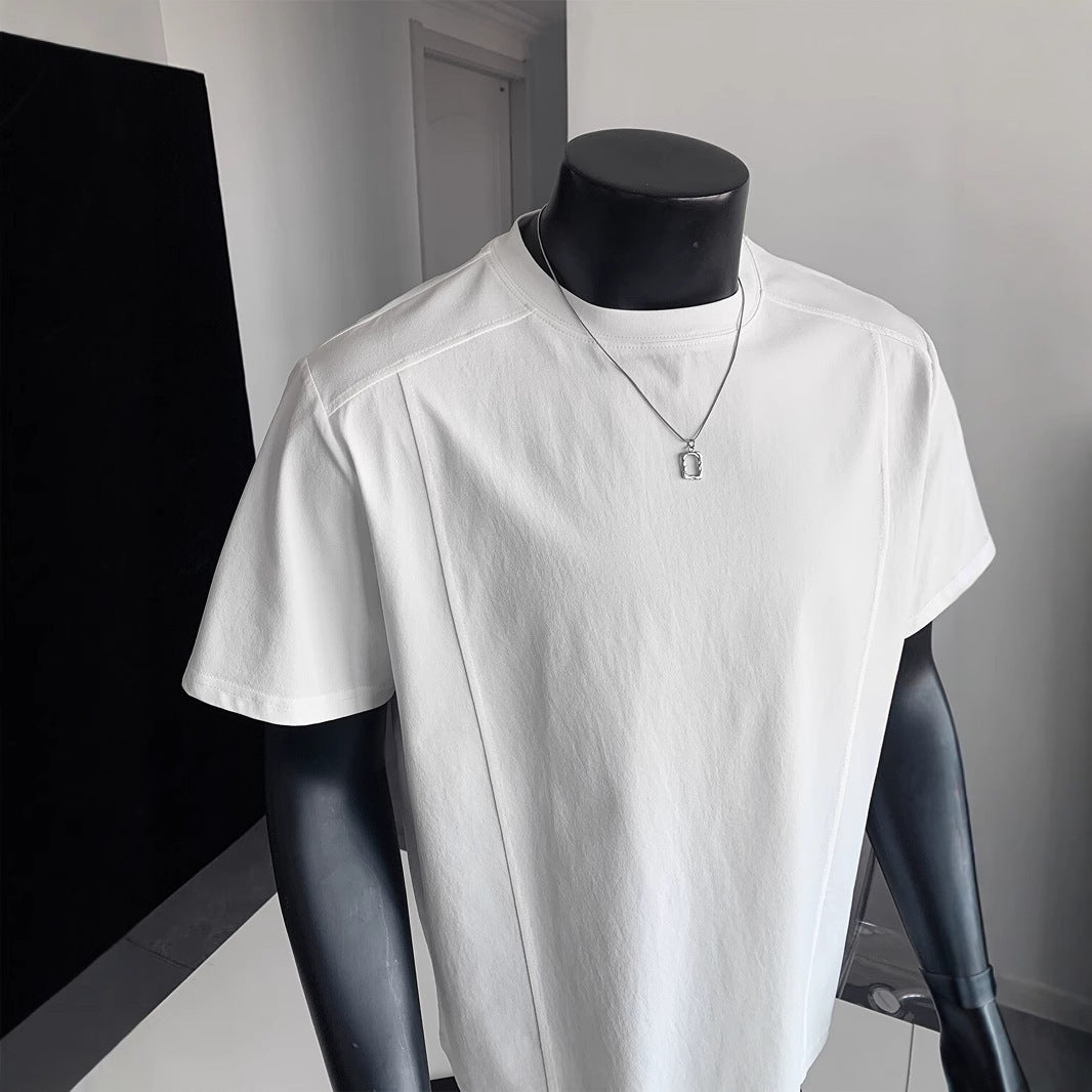 Mens Short Sleeve Round Neck T-Shirt