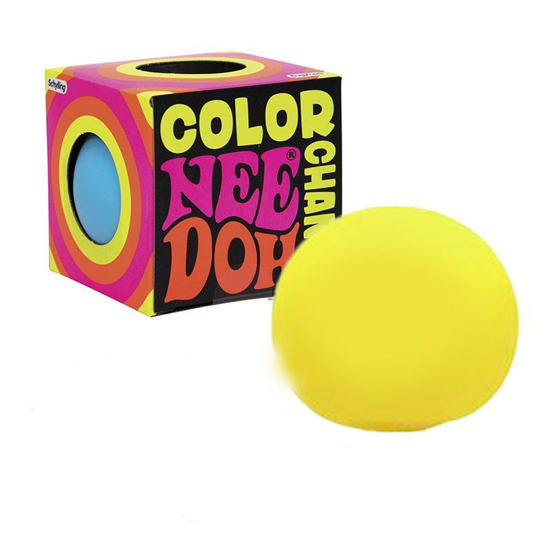 Color Change Sensory Stress Relief Ball with Stand