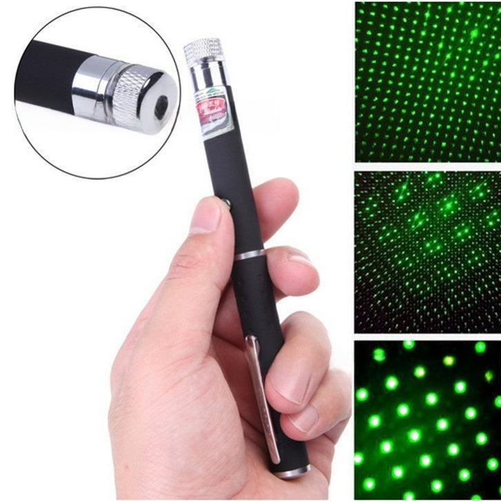 USB Rechargeable Laser Pointer Pen with Multiple Light Modes