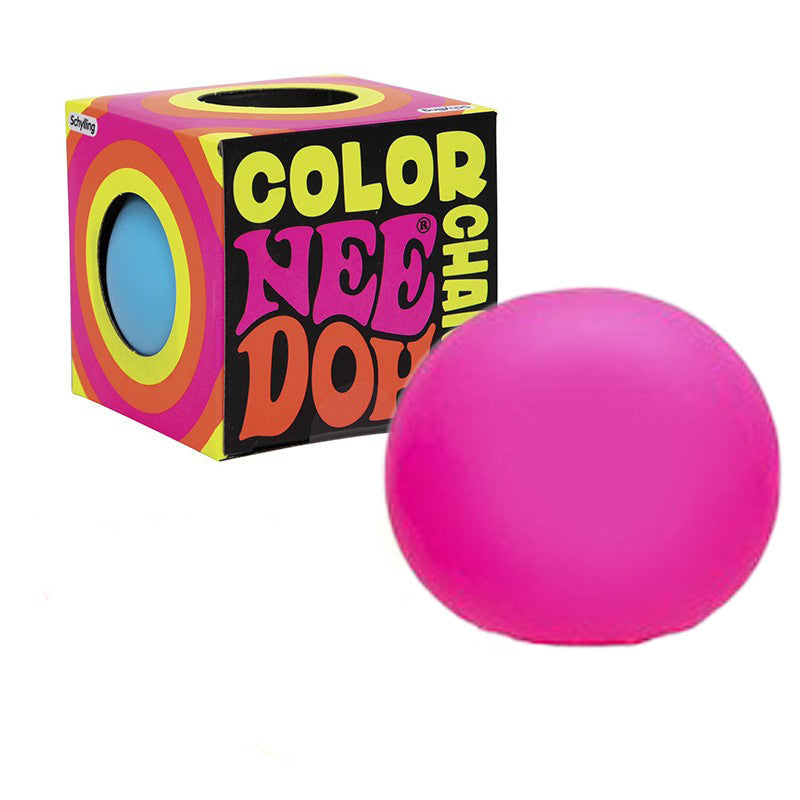 Color Change Sensory Stress Relief Ball with Stand