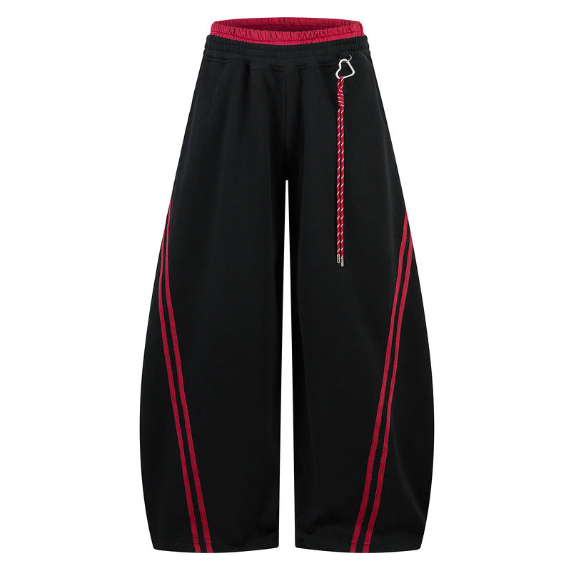 Vintage Striped Sweatpants