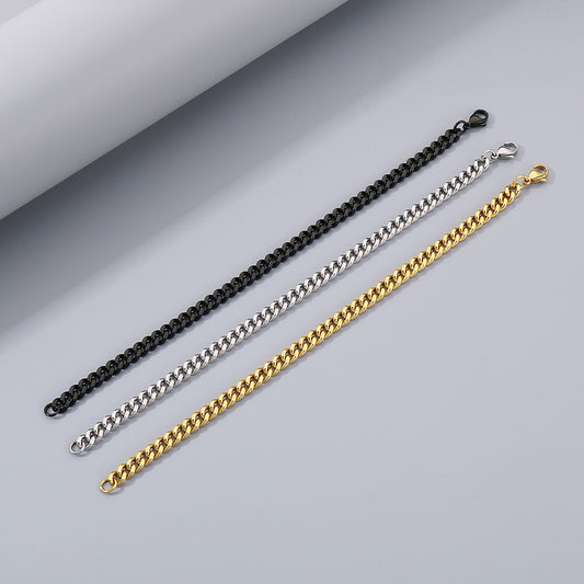 Cuban Chain Titanium Steel Bracelet