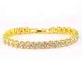 Geometric Diamond Bracelet Women Light Luxury Design