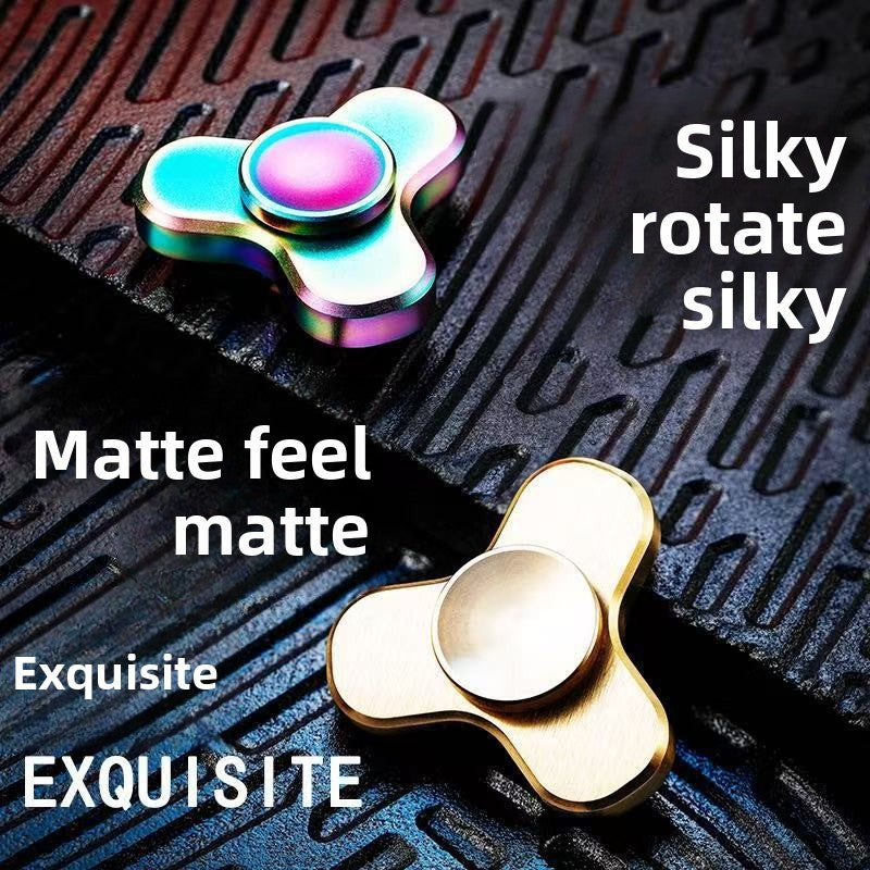 Metal Mini Square Fingertip Spinner