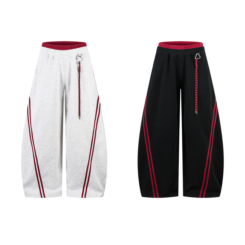 Vintage Striped Sweatpants
