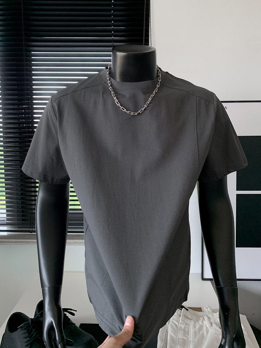 Mens Short Sleeve Round Neck T-Shirt