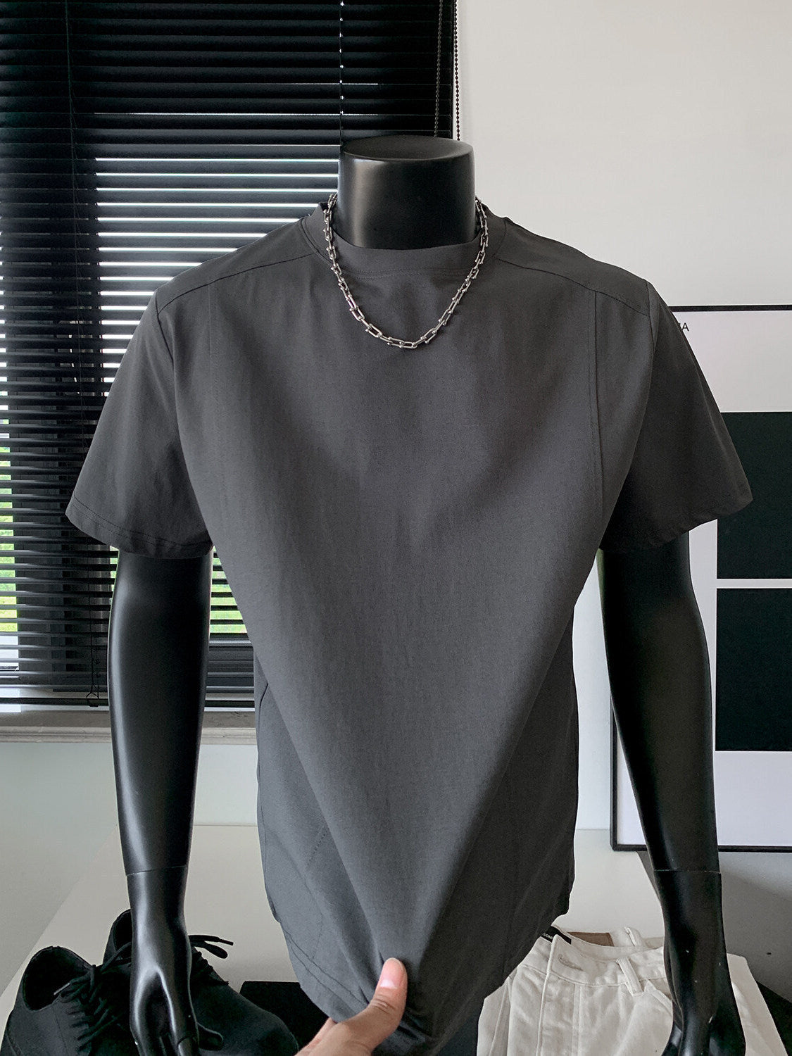 Mens Short Sleeve Round Neck T-Shirt