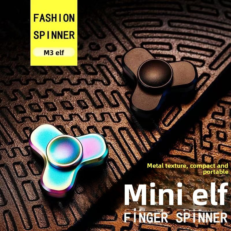Metal Mini Square Fingertip Spinner