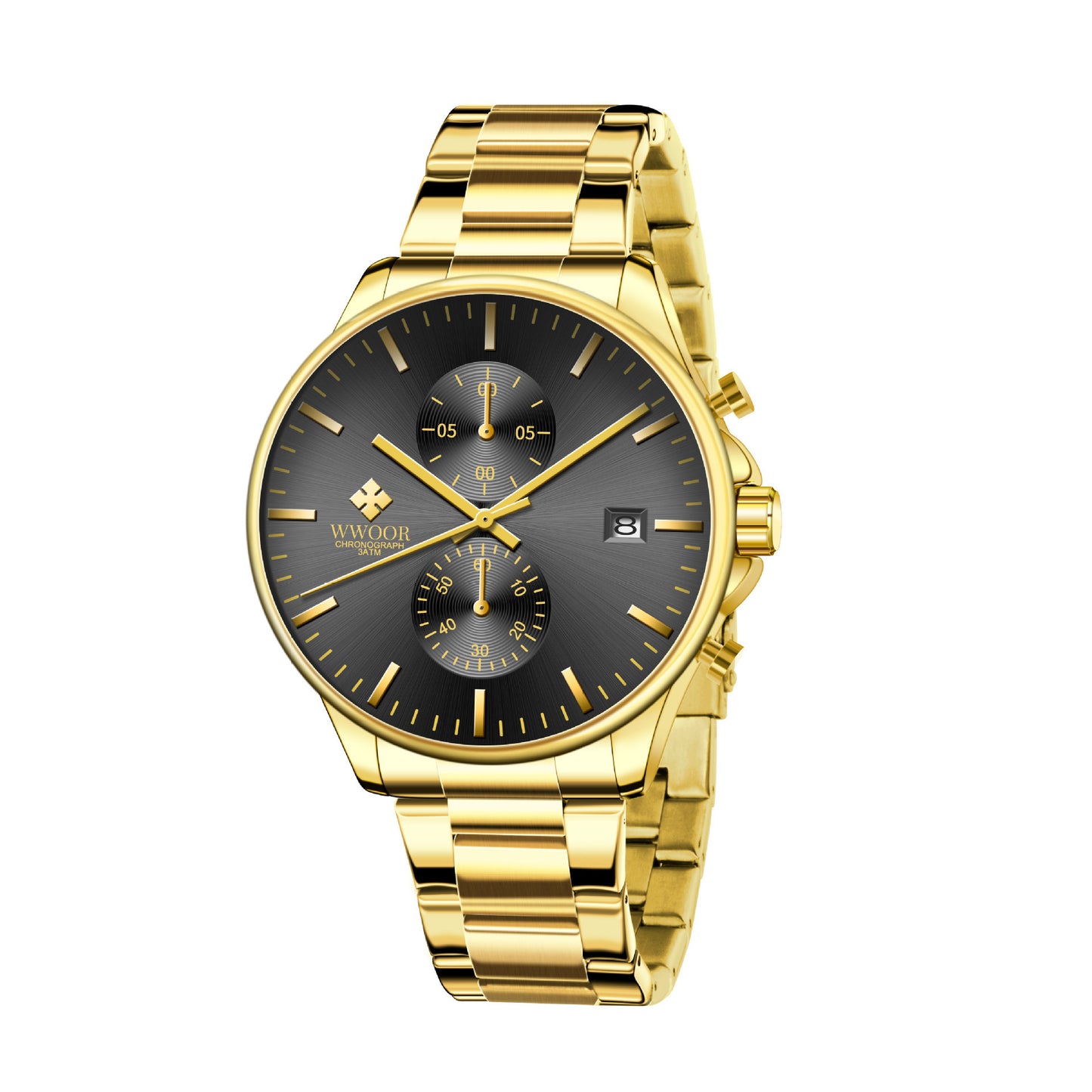 Mens Stainless Steel Quartz Watch