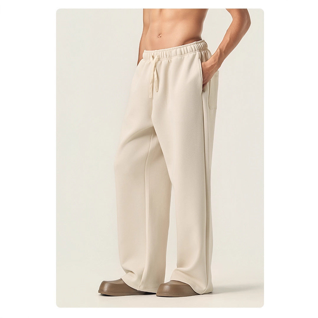 Wide-leg sweatpants