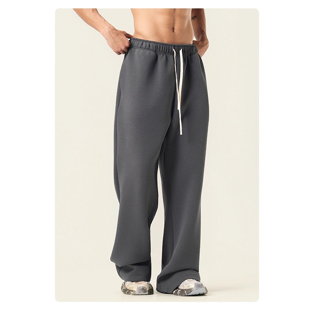 Wide-leg sweatpants
