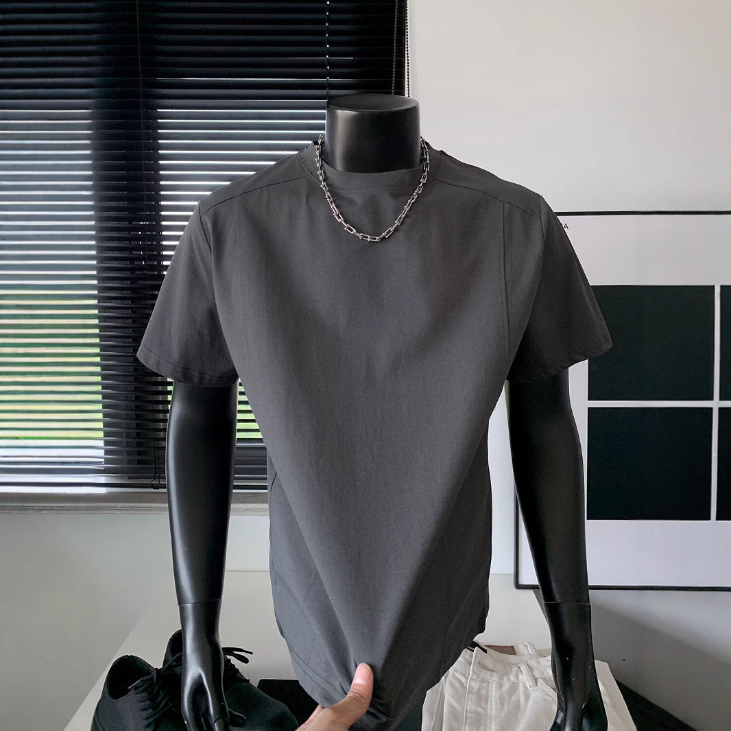 Mens Short Sleeve Round Neck T-Shirt