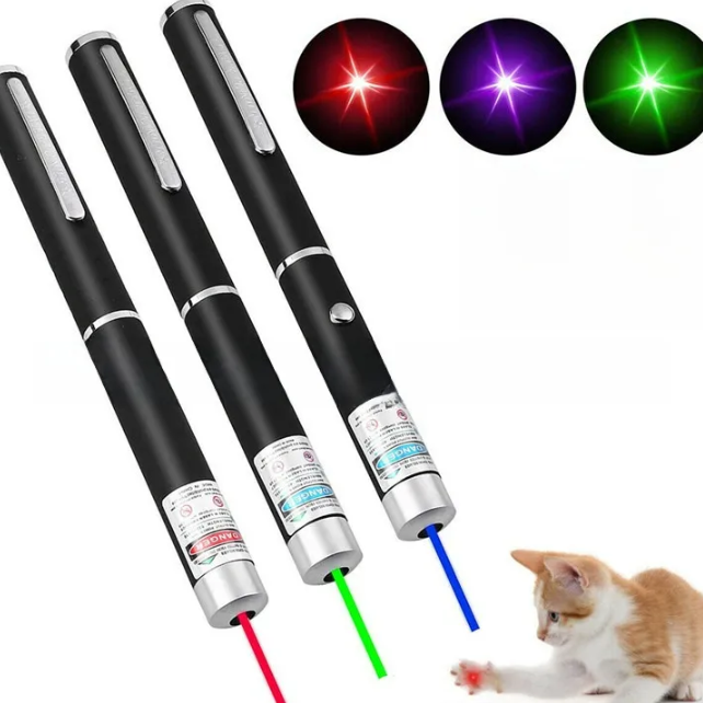 USB Rechargeable Laser Pointer Pen with Multiple Light Modes