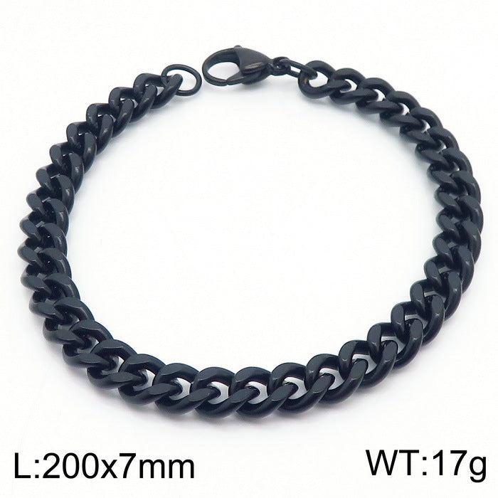 Cuban Chain Titanium Steel Bracelet
