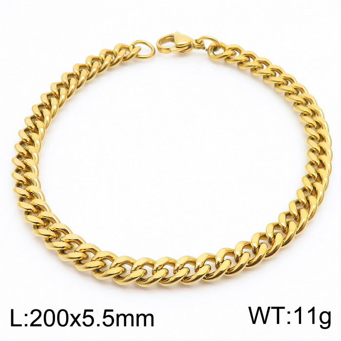Cuban Chain Titanium Steel Bracelet