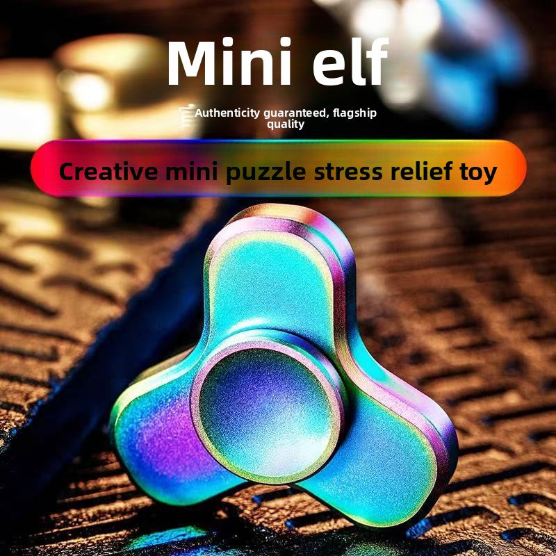 Metal Mini Square Fingertip Spinner
