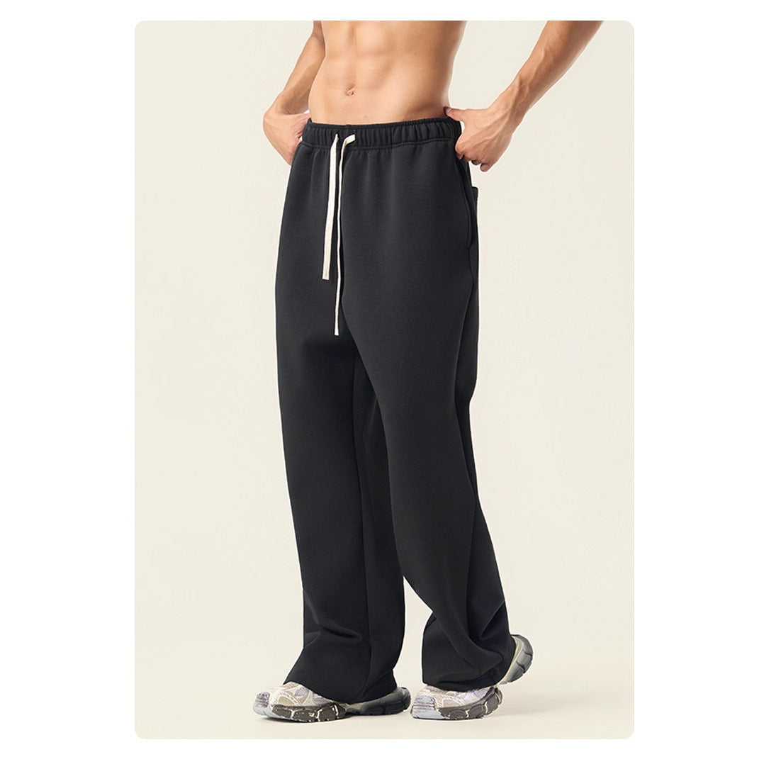 Wide-leg sweatpants