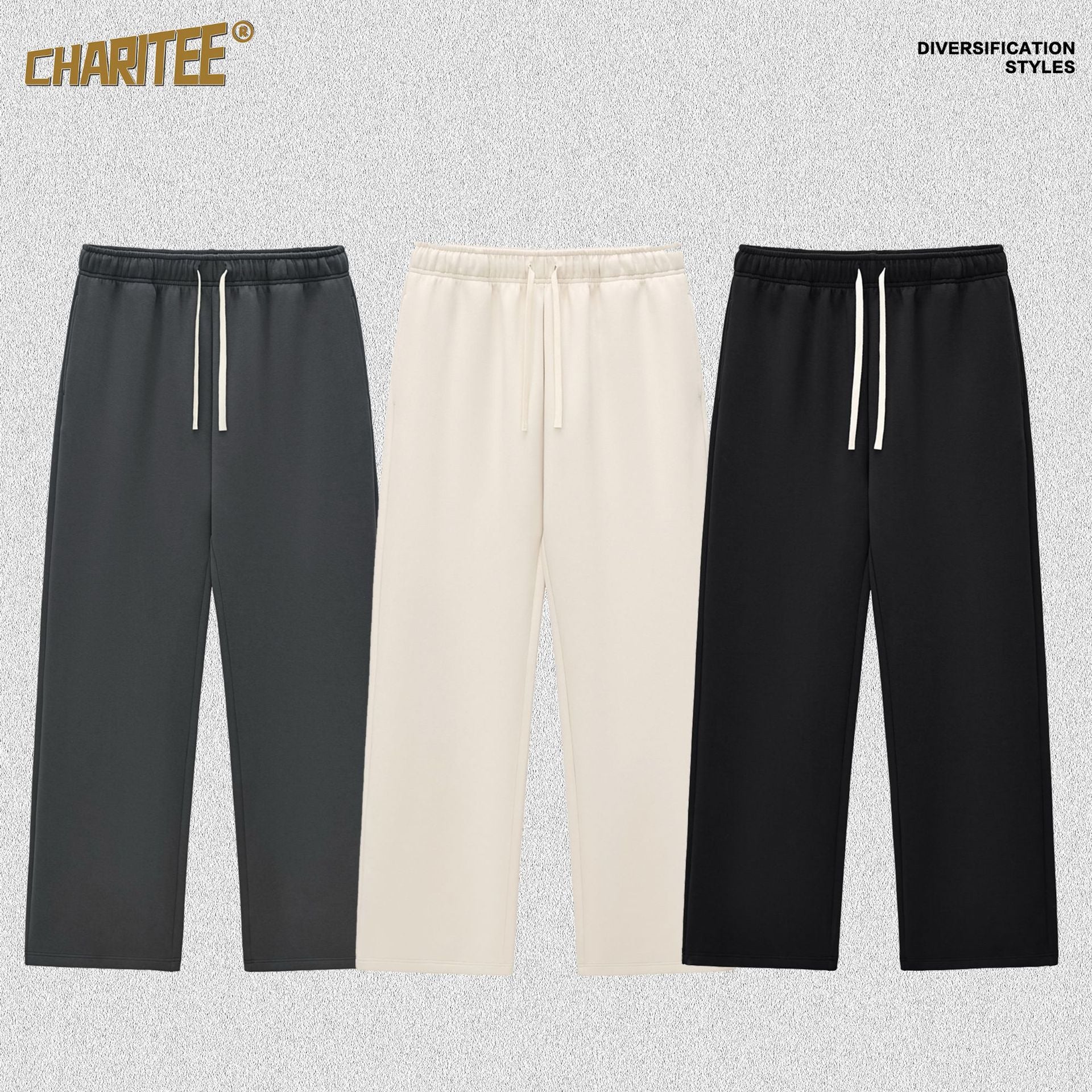 Wide-leg sweatpants