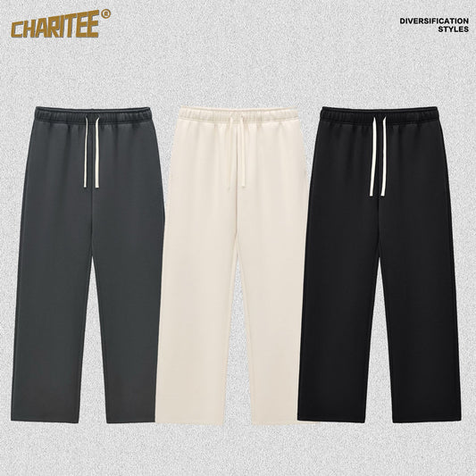 Wide-leg sweatpants